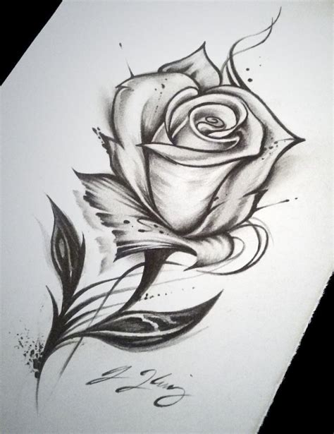 Die 220 besten Ideen zu Rose zeichnung tattoo